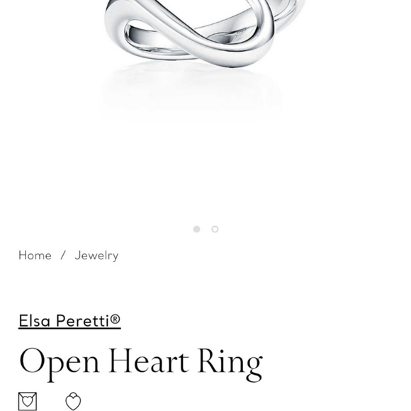 Tiffany Open heart ring - Picture 5 of 5